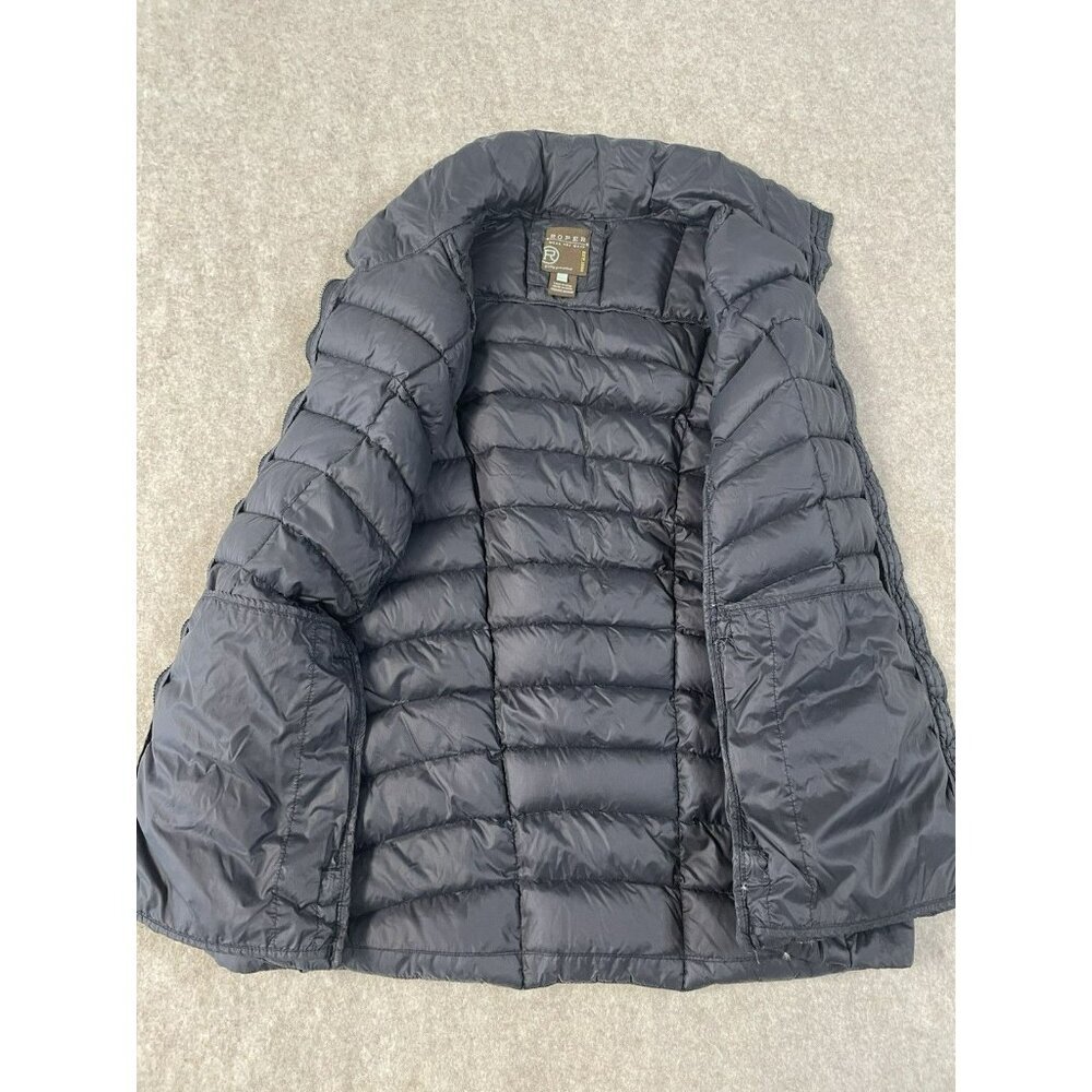 Roper Wear The West Womens Down Puffer Vest Size XL Black Zip Front Pockets - Picture 13 of 16